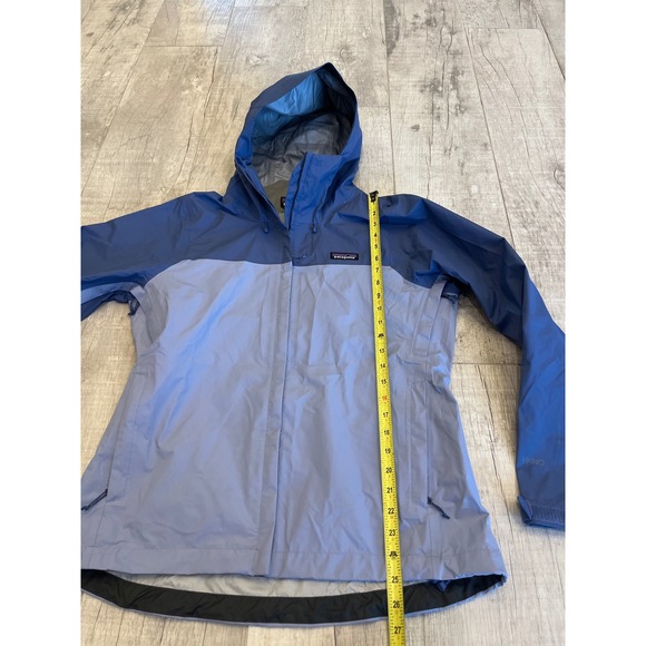 Patagonia Womens H2NO Performance Standard Fit Rain Jacket Blue/Gray Size M - Picture 5 of 10